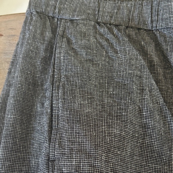 Eileen Fisher Hemp Cotton Grid Ankle Pants - Picture 5 of 10